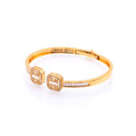 Gold Deco Baguette Bracelet