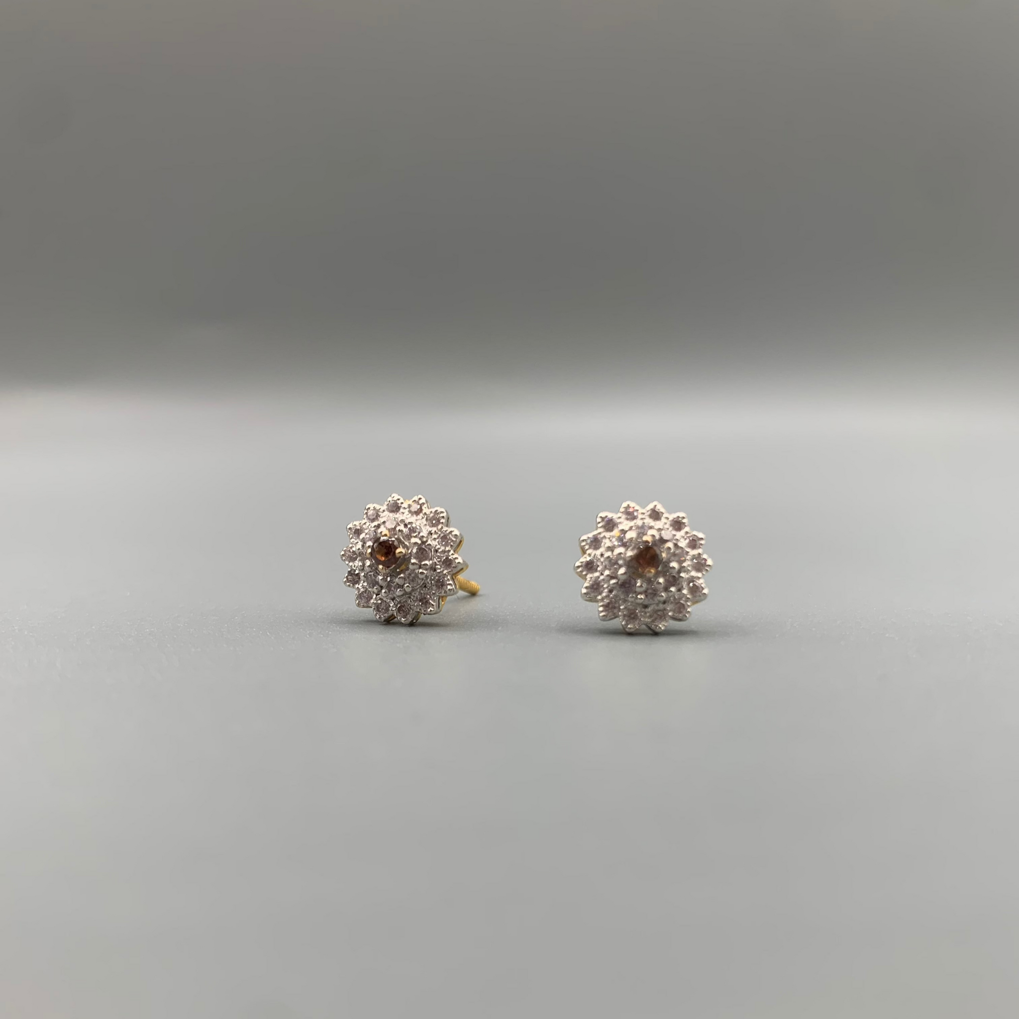 Radiant Bloom Diamond Studs