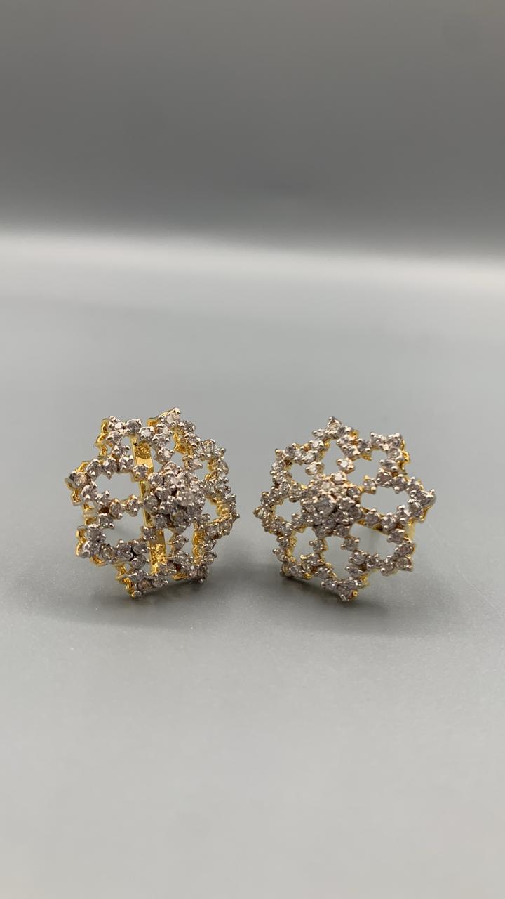 Radiant Snowflake Earrings