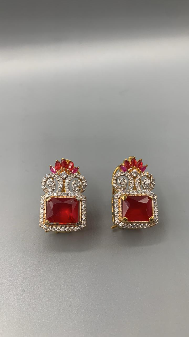 Regal Gemstone Earrings