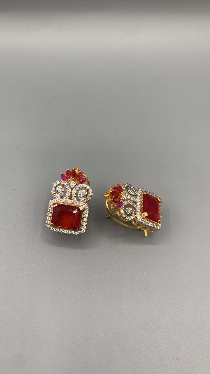 Regal Gemstone Earrings